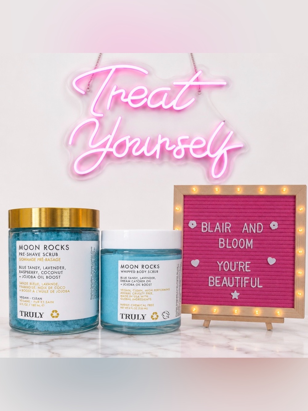 Truly Beauty Moon Rocks Whipped Body Scrub & Moon Rocks Pre-Shave Scrub Duo!